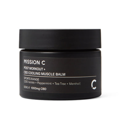 CBD post workout Cooling Muscle Balm